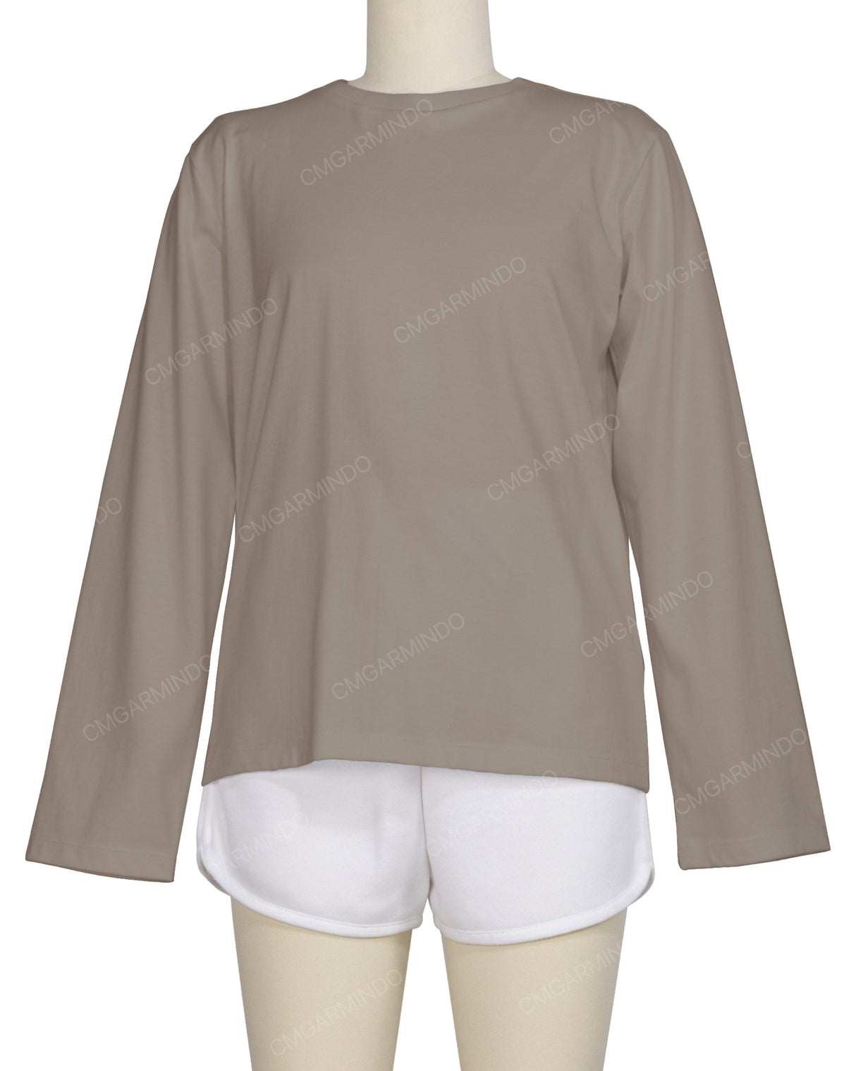 Regular Long Sleeve Crew Neck T-Shirt