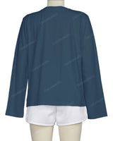 Regular Long Sleeve Crew Neck T-Shirt