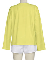 Regular Long Sleeve Crew Neck T-Shirt