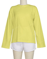 Regular Long Sleeve Crew Neck T-Shirt