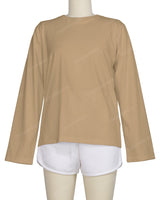 Regular Long Sleeve Crew Neck T-Shirt