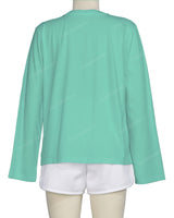 Regular Long Sleeve Crew Neck T-Shirt