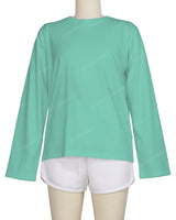 Regular Long Sleeve Crew Neck T-Shirt