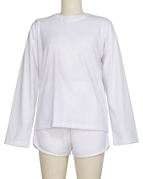 Regular Long Sleeve Crew Neck T-Shirt