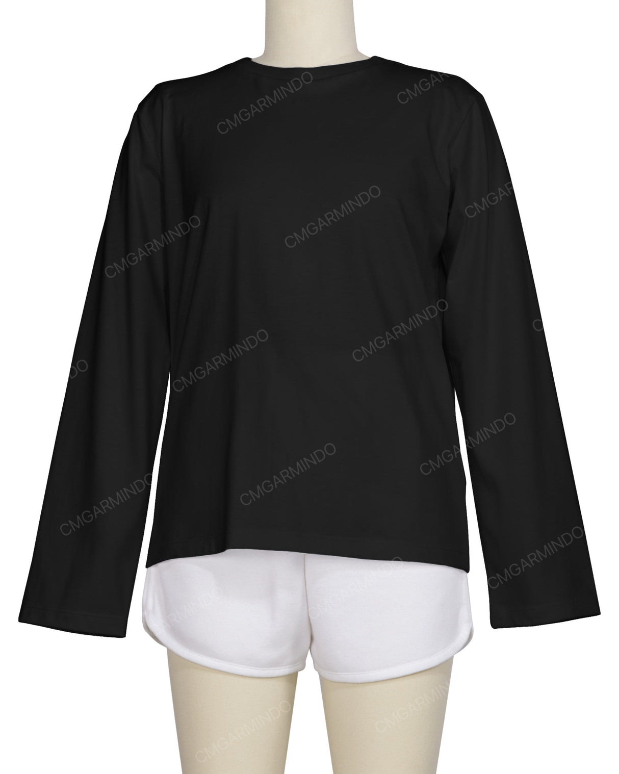 Regular Long Sleeve Crew Neck T-Shirt