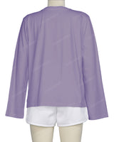Regular Long Sleeve Crew Neck T-Shirt