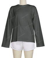Regular Long Sleeve Crew Neck T-Shirt