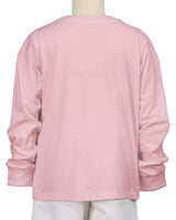Ribbed Trim Long Sleeve T-Shirt