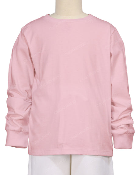 Ribbed Trim Long Sleeve T-Shirt