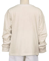 Ribbed Trim Long Sleeve T-Shirt