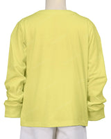 Ribbed Trim Long Sleeve T-Shirt