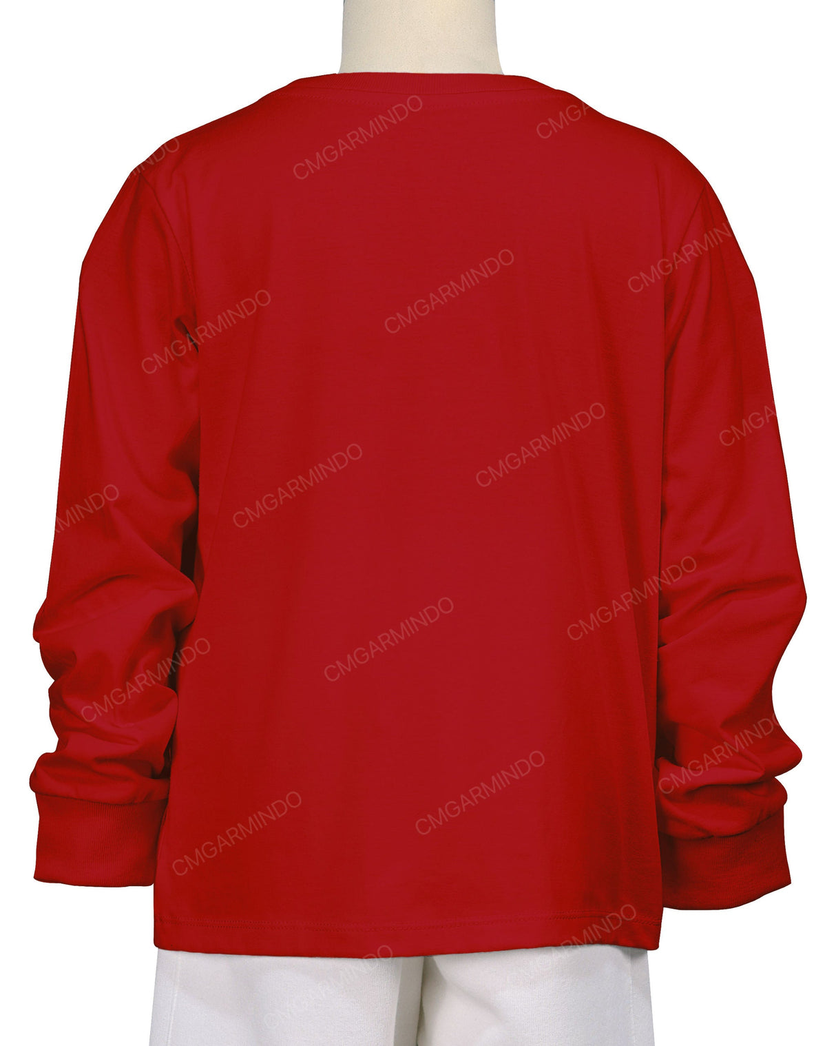 Ribbed Trim Long Sleeve T-Shirt