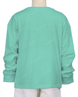 Ribbed Trim Long Sleeve T-Shirt