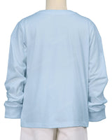 Ribbed Trim Long Sleeve T-Shirt