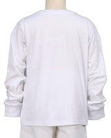 Ribbed Trim Long Sleeve T-Shirt