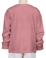 Ribbed Trim Long Sleeve T-Shirt