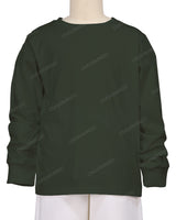 Ribbed Trim Long Sleeve T-Shirt