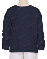 Ribbed Trim Long Sleeve T-Shirt