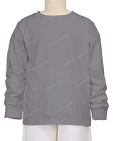 Ribbed Trim Long Sleeve T-Shirt