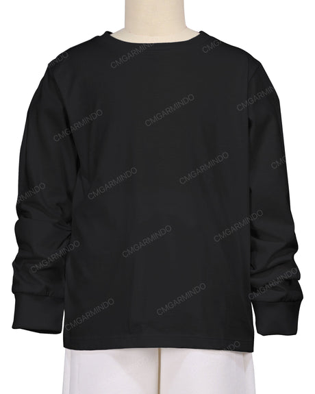Ribbed Trim Long Sleeve T-Shirt
