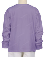 Ribbed Trim Long Sleeve T-Shirt
