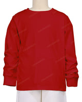 Ribbed Trim Long Sleeve T-Shirt