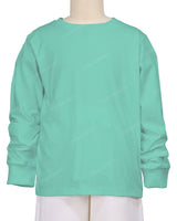Ribbed Trim Long Sleeve T-Shirt