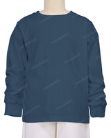 Ribbed Trim Long Sleeve T-Shirt