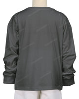 Ribbed Trim Long Sleeve T-Shirt