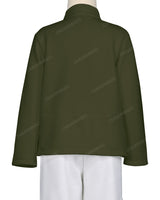 High Neck 1/4 Zip Panel Sweatshirt