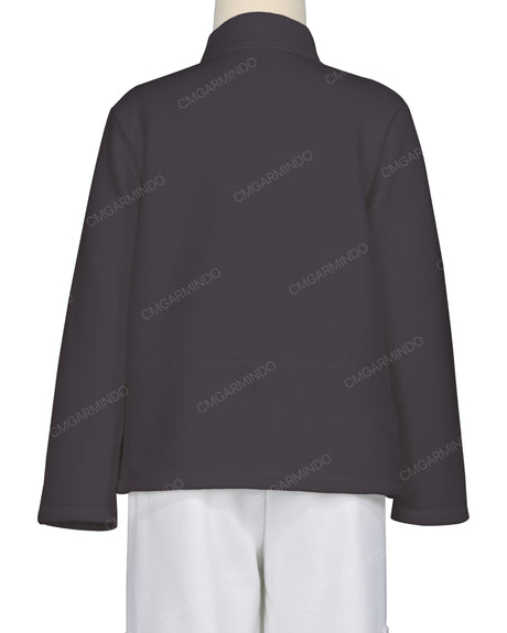 High Neck 1/4 Zip Panel Sweatshirt