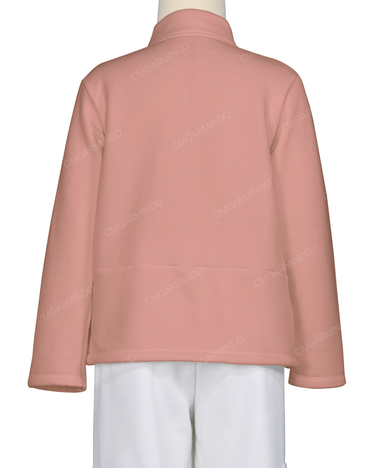 High Neck 1/4 Zip Panel Sweatshirt