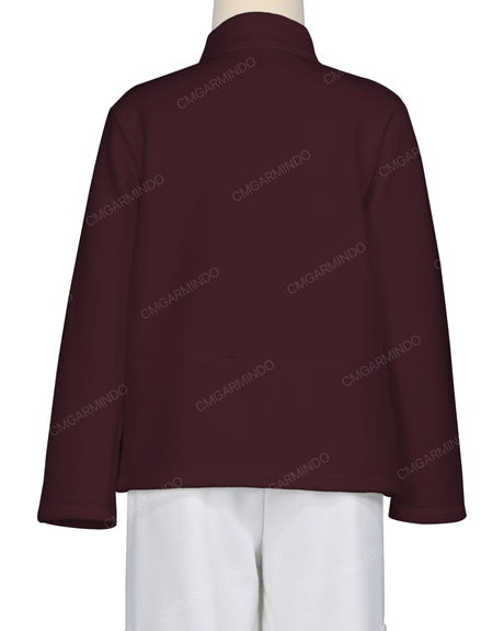 High Neck 1/4 Zip Panel Sweatshirt