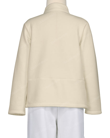 High Neck 1/4 Zip Panel Sweatshirt