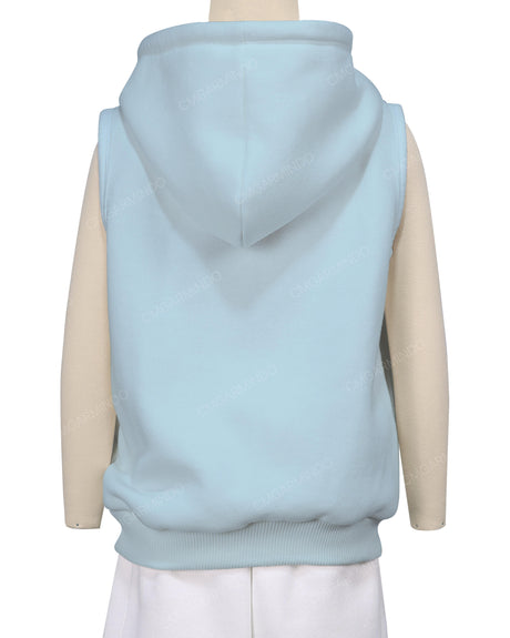 Sleeveless Zip-Up Hoodie