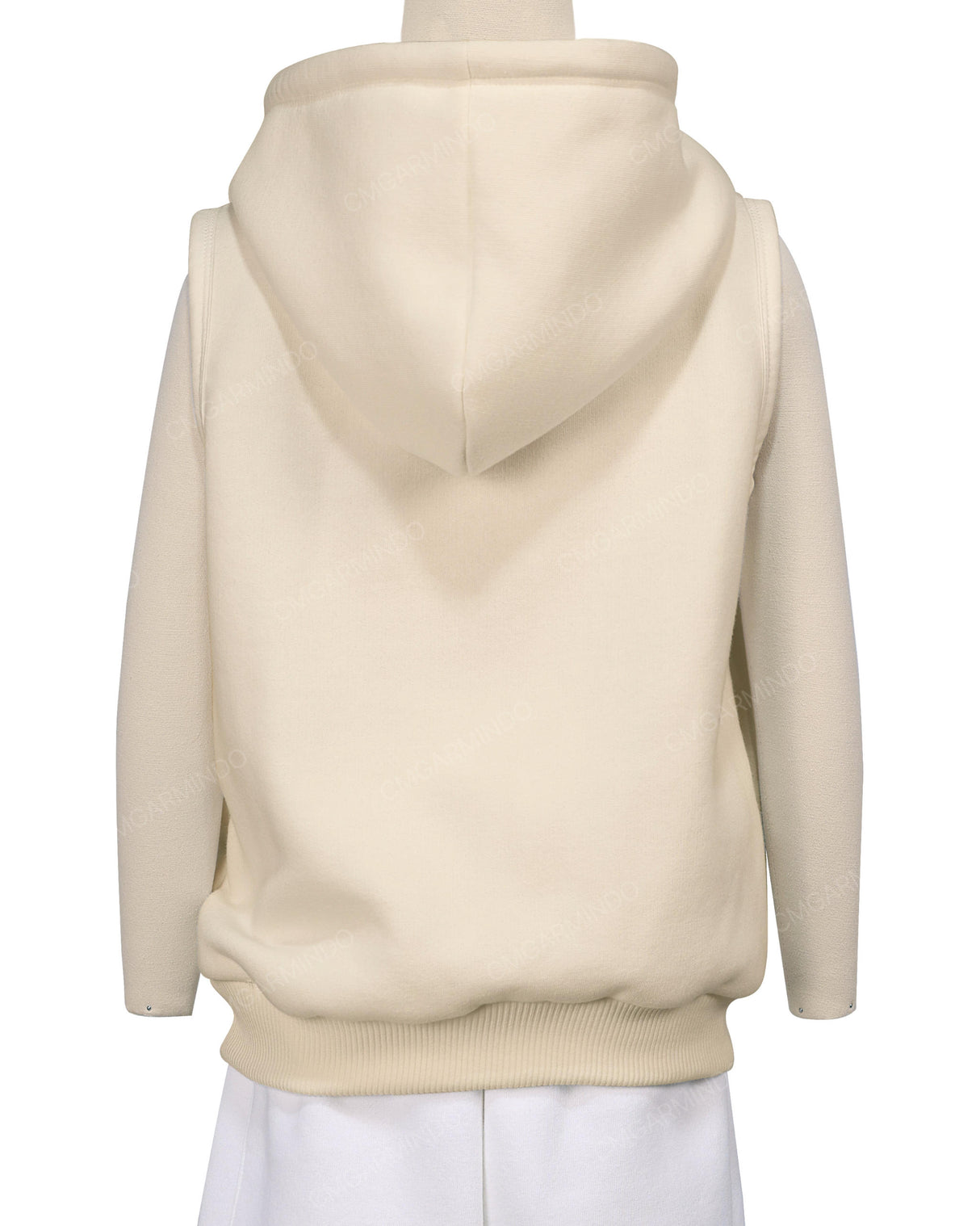 Sleeveless Zip-Up Hoodie