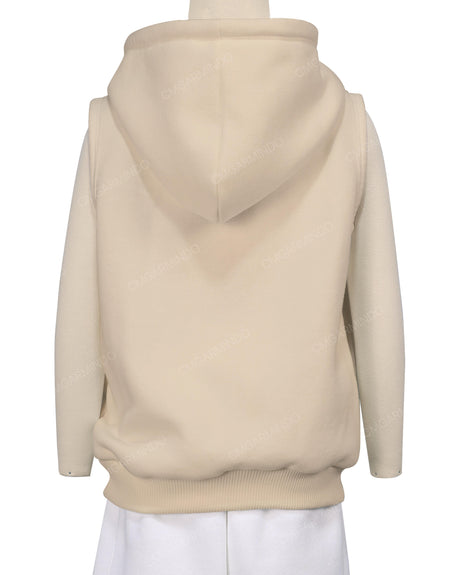 Sleeveless Zip-Up Hoodie