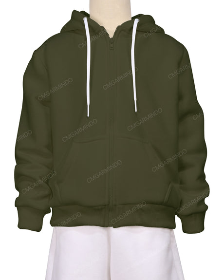 Relaxed Zip-Up Hoodie