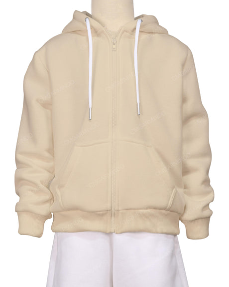 Relaxed Zip-Up Hoodie