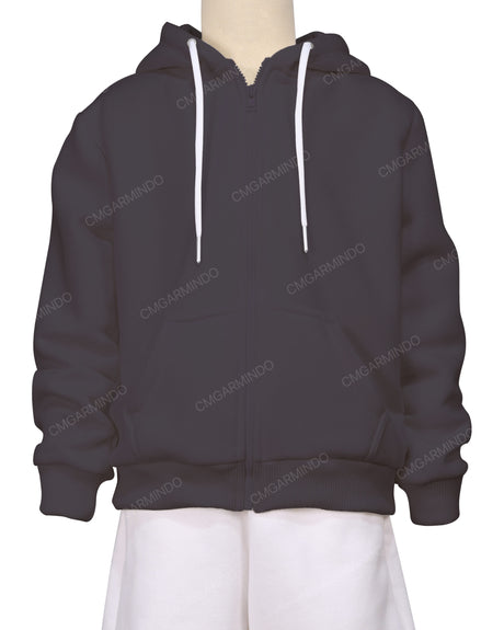 Relaxed Zip-Up Hoodie