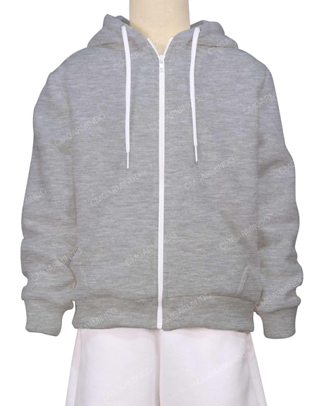 Relaxed Zip-Up Hoodie