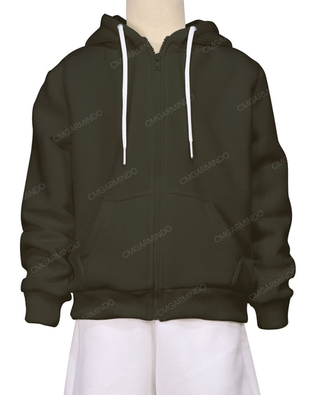 Relaxed Zip-Up Hoodie