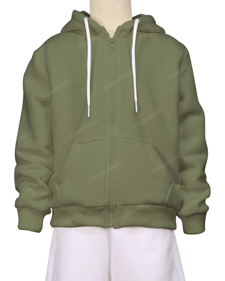 Relaxed Zip-Up Hoodie