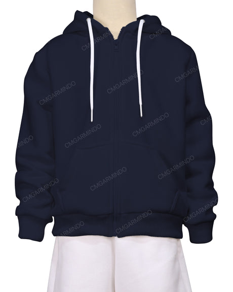 Relaxed Zip-Up Hoodie