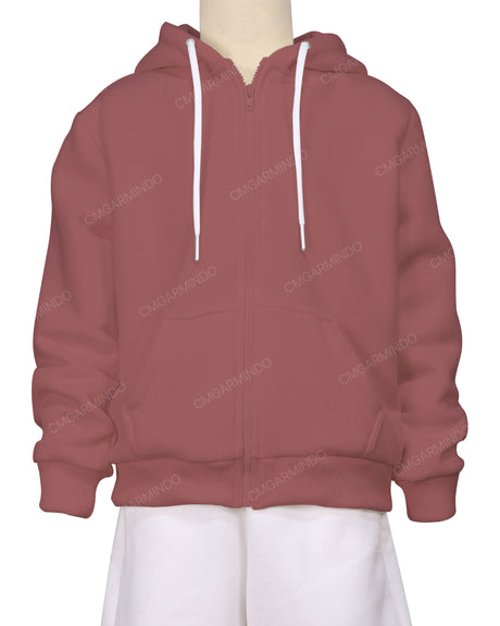 Relaxed Zip-Up Hoodie