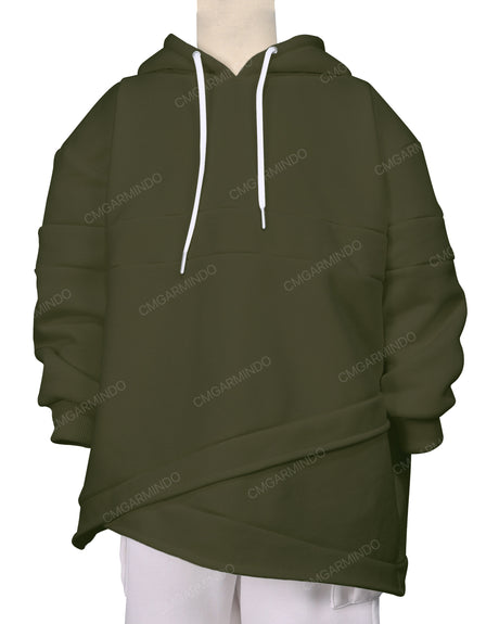 Panel Asymmetrical Hoodie
