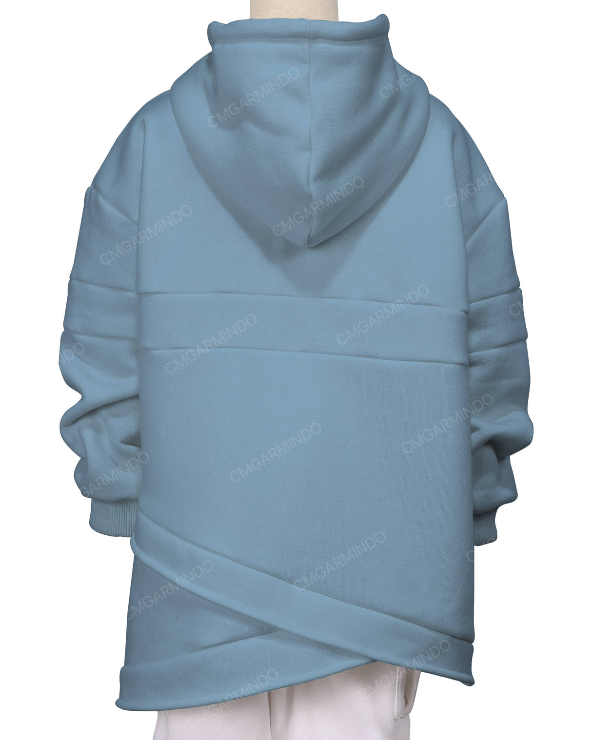 Panel Asymmetrical Hoodie