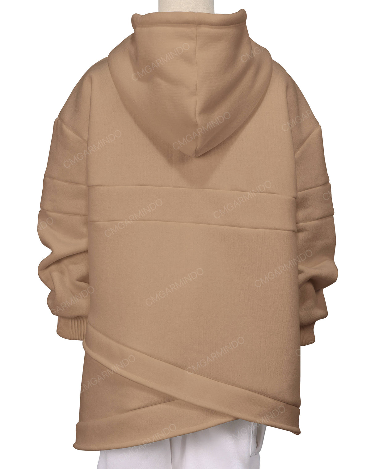 Panel Asymmetrical Hoodie