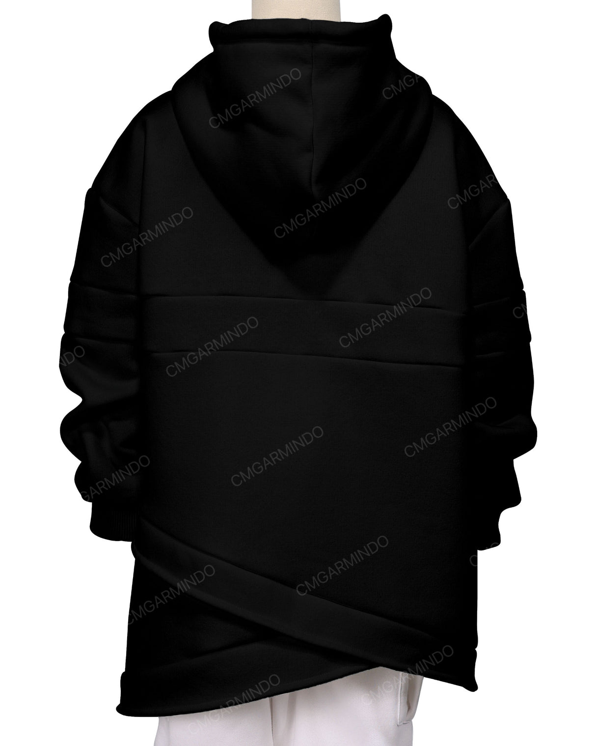 Panel Asymmetrical Hoodie