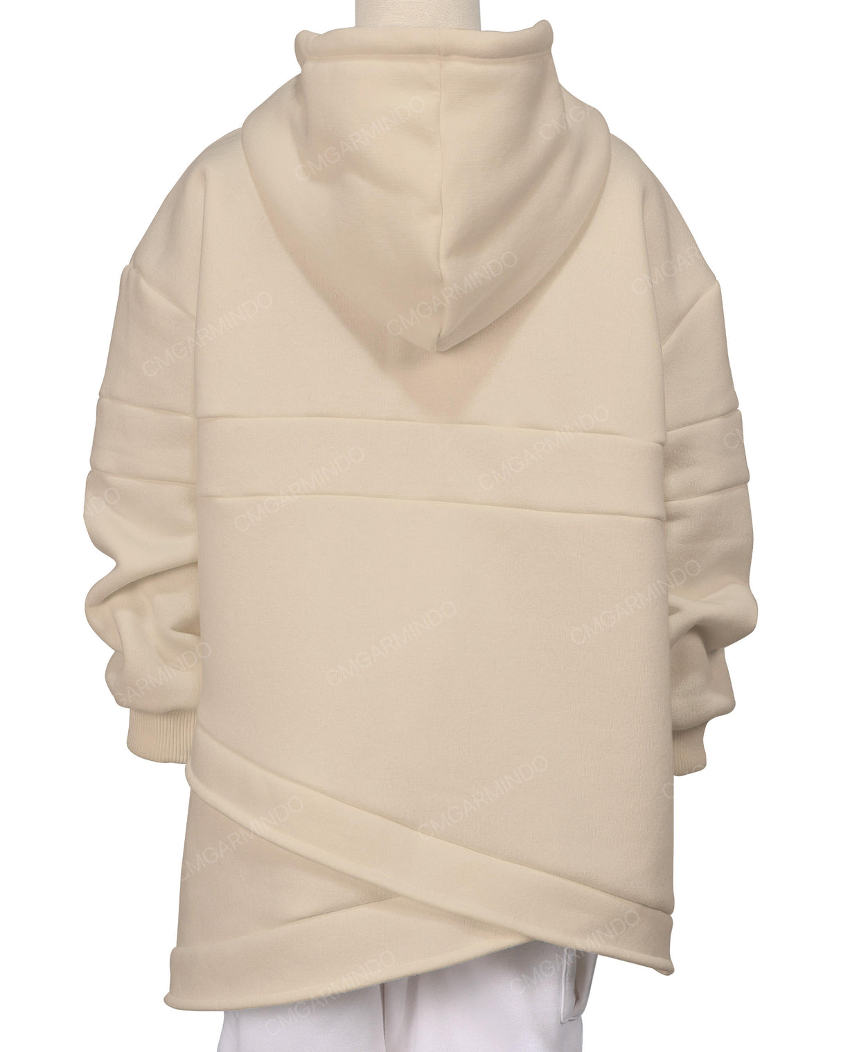 Panel Asymmetrical Hoodie